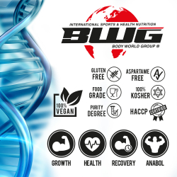 BWG L-Glutamine pure + Vitamin B6 500g bag