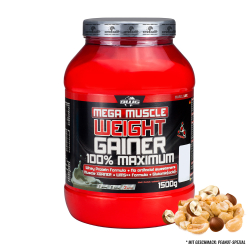 BWG Mega Muscle Weight Gainer (1500g) PEANUT-SPEZIAL
