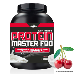 BWG Protein Master F90 protein shake with BCAAs and glutamine / 3000g can JOGHURT-CHERRY
