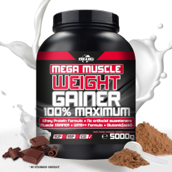 BWG Mega Muscle Weight Gainer - Schoko (5000g)