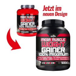 BWG Mega Muscle Weight Gainer - Schoko (5000g)
