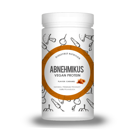 BWG HEALTH-LINE / Abnehmikus / Vegan Protein / 500g Karamell