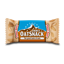 Energy OatSnack, natural bars - 30 x 65g (1950g) Peanut...