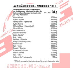 BWG Amino 20.000 with BCAAs (900 tablets)