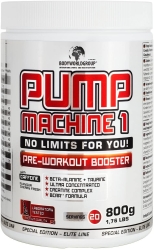 BWG Pump Machine 1, Pre-Workout Booster Cherry Fresh (800g)
