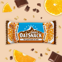 Energy OatSnack, natural bars - 15x65g chocolate-orange