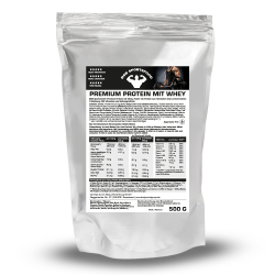 BSB Premium Protein with Whey, 500g bag, Cafe Brasil