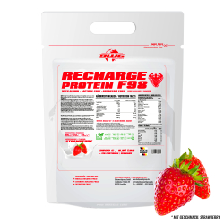 BWG Recharge Protein F95 Shake mit BCAAs und Glutamin 2500g Beutel, Strawberry