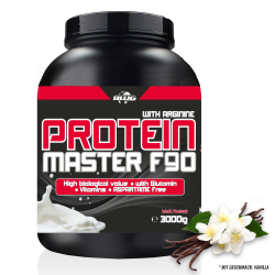 BWG / MUSCLE LINE / Protein Master F90 + Arginine, 3000g can, Vanilla Deluxe