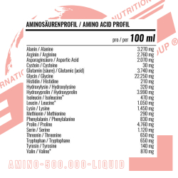 BWG Amino 500.000 Liquid Flasche (1000ml)