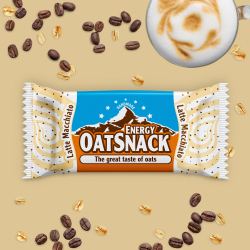 Energy OatSnack, natural bars, Top Flavors, 15x65g Mix