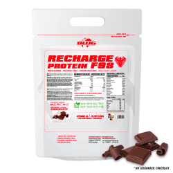 BWG / Muscle Line / Recharge Protein F98 with BCAAs and Glutamine, 2500g Bag, Triple Chocolate - vegan